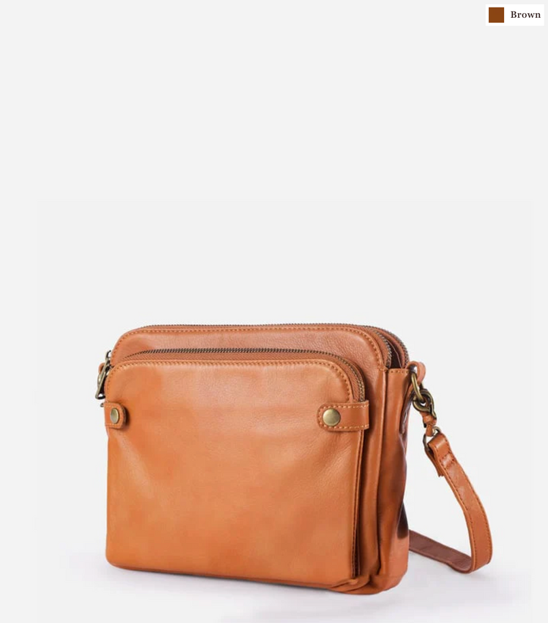 Piper Double Zip Crossbody Bag - Imagen 3