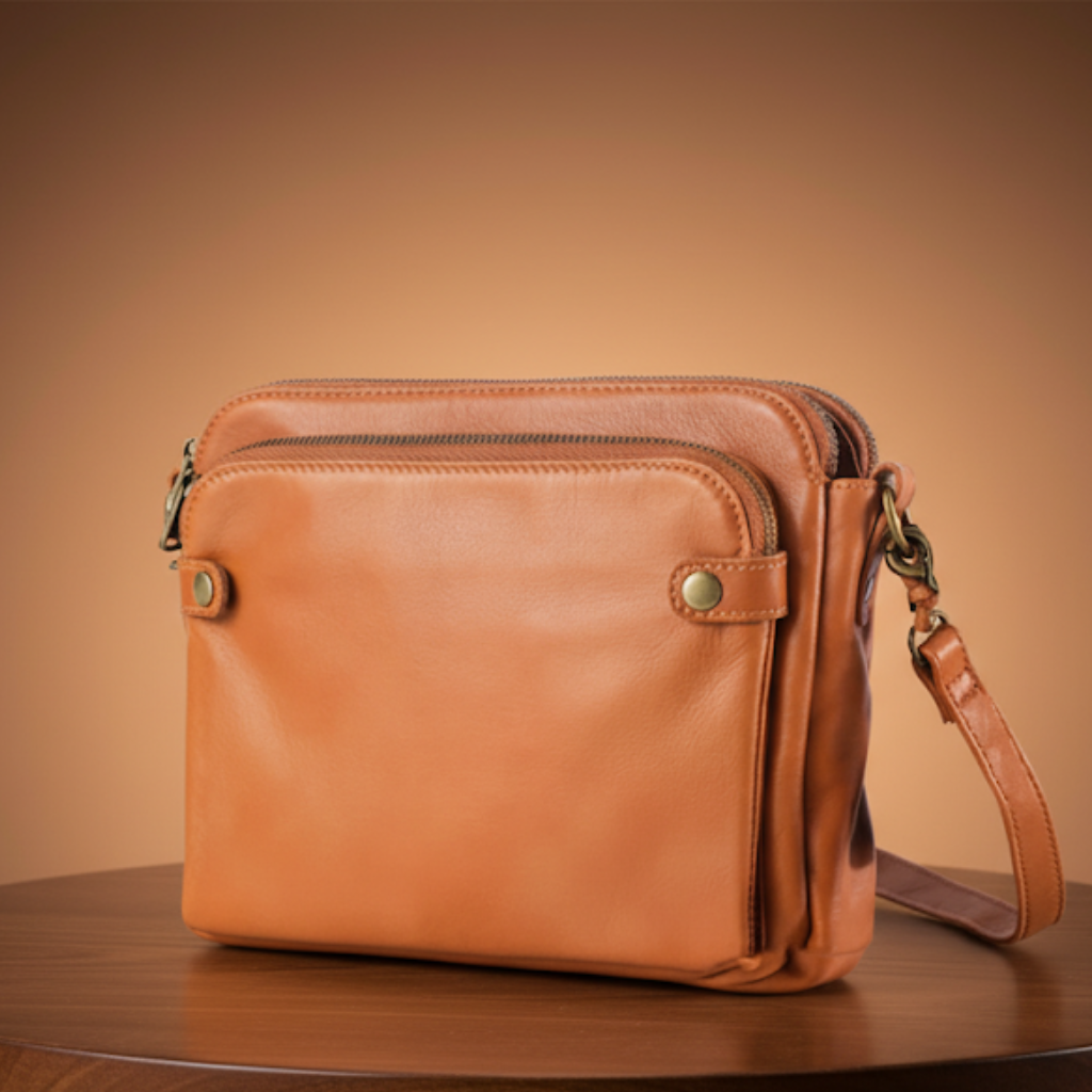 Piper Double Zip Crossbody Bag