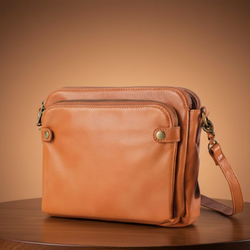 Piper Double Zip Crossbody Bag - Imagen 1